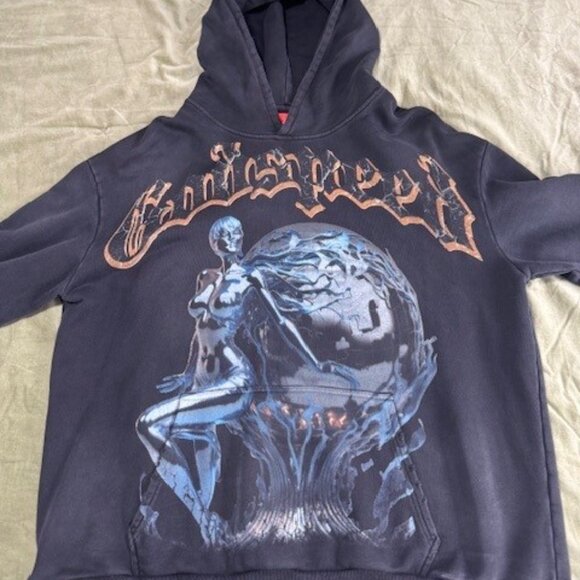 Godspeed Graphic Hoodie – Navy – Men’s 2XL – Limited Edition - Picture 2 of 4
